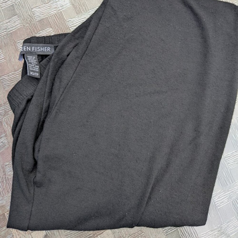 Eileen Fisher Basic Black Leggings, Size XS, Footless, Barely Worn, Washable.